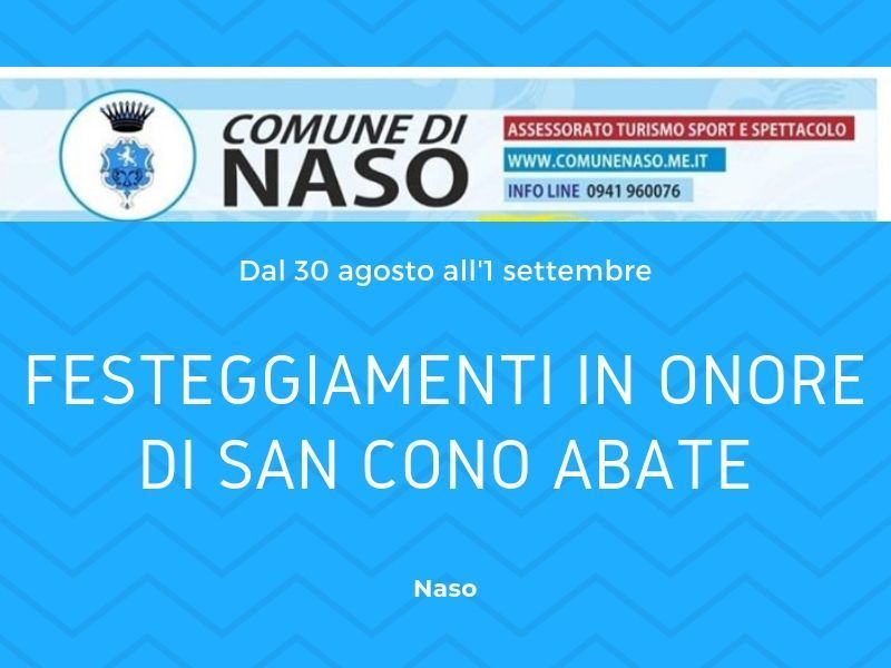Dal 30 agosto all'1 settembre - Festeggiamenti in onore di San Cono