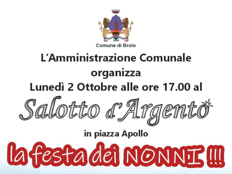 2 Ottobre 2023 - Festa dei Nonni