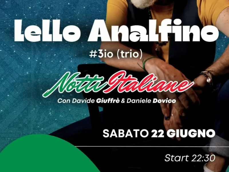 22 Giugno 2024 - Lello Analfino al Goa