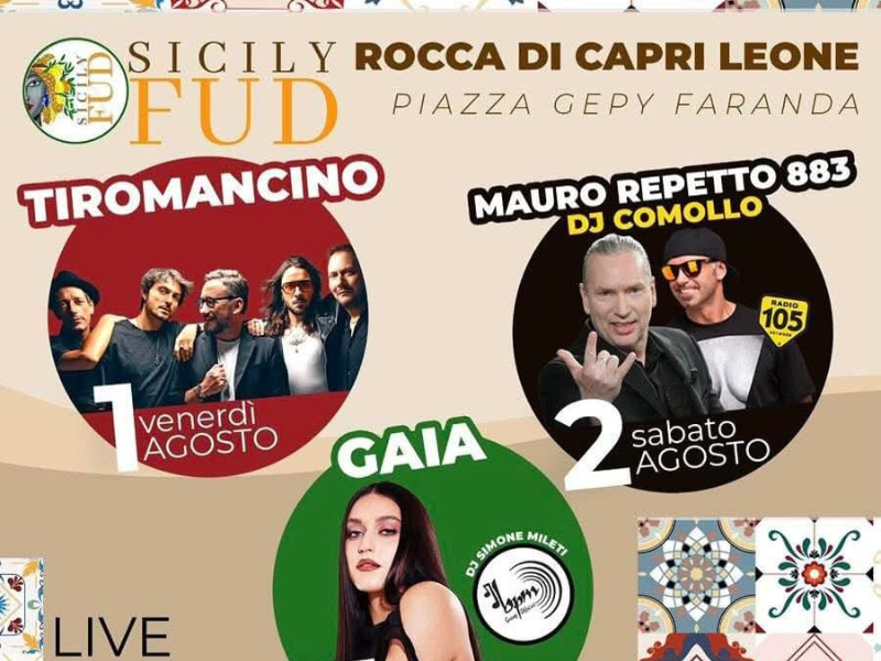 1-3 Agosto 2025 - Sicily Fud a Rocca di Capri Leone