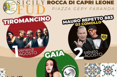 1-3 Agosto 2025 - Sicily Fud a Rocca di Capri Leone