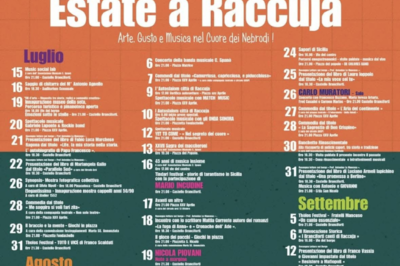 Eventi estate Raccuja 2025