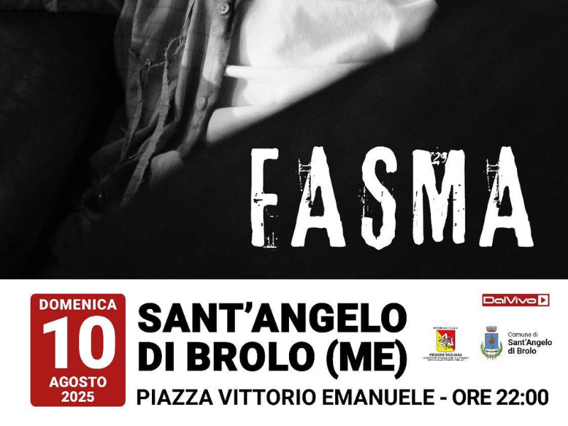 10 Agosto 2025 - Fasma in concerto a Sant'Angelo di Brolo