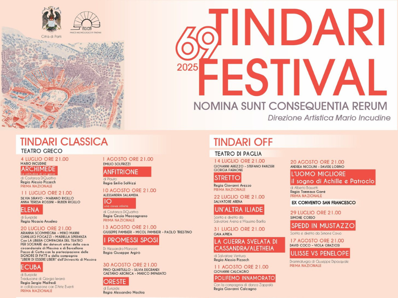 4 Luglio - 30 Agosto 2025 - Tindari Festival 2025