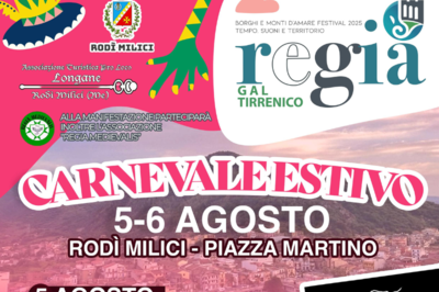 5-6 Agosto 2025 - Carnevale Estivo a Rodì Milici
