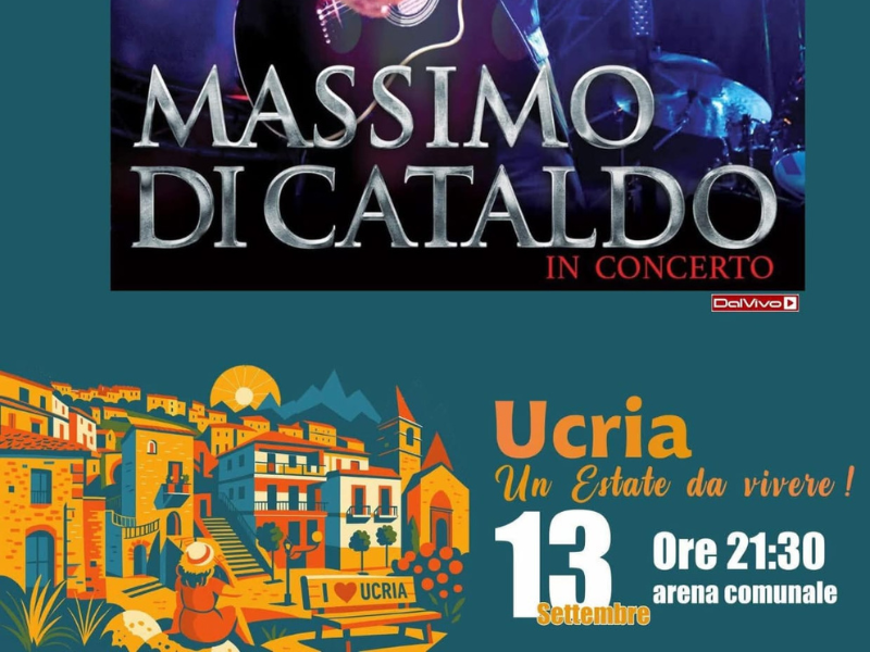 13 Settembre 2025 - Massimo di Cataldo in concerto ad Ucria