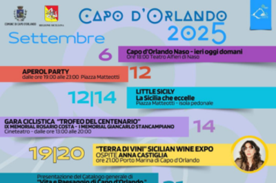 Eventi Settembre 2025 - Capo d'Orlando