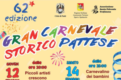 12-17 Febbraio 2026 - 62^ Edizione Carnevale storico pattese