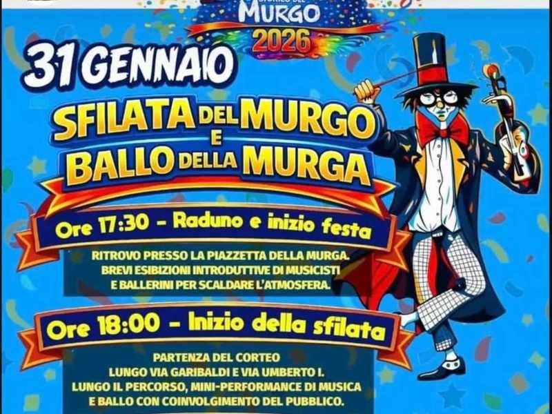 31 Gennaio 2026 - Sfilata del Murgo e Ballo della Murga