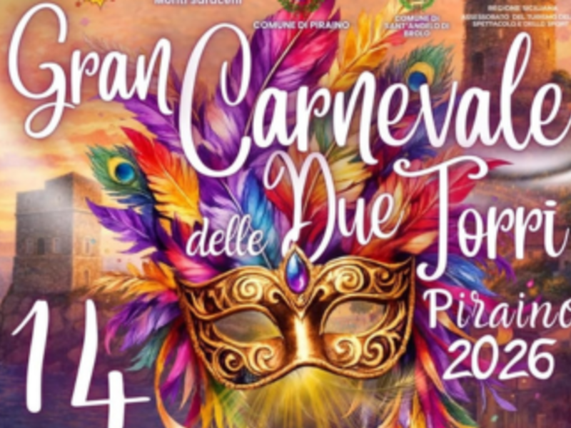 14 Febbraio 2026 - Gran Carnevale delle due Torri 14 Febbraio 2026 - Gran Carnevale delle due Torri