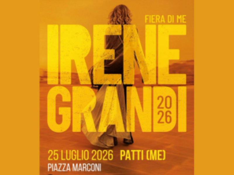 25 Luglio 2026 - Irene Grandi in concerto a Patti