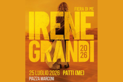 25 Luglio 2026 - Irene Grandi in concerto a Patti