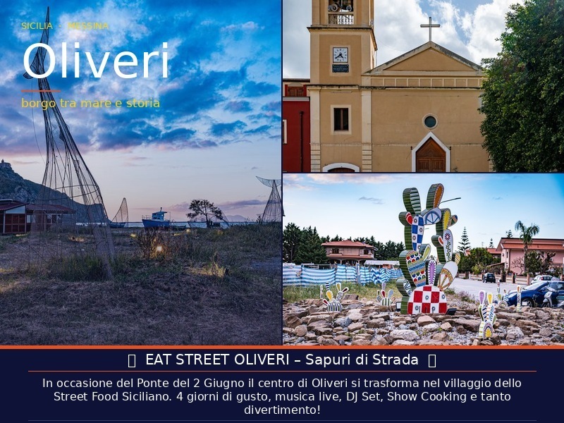 🍕 EAT STREET OLIVERI – Sapuri di Strada 🔥